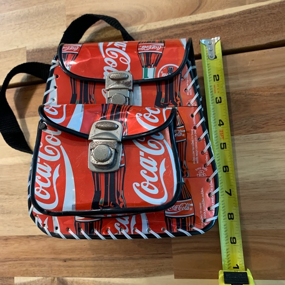 Vintage Coca Cola Handmade Backpack Retro - Picture 3 of 16